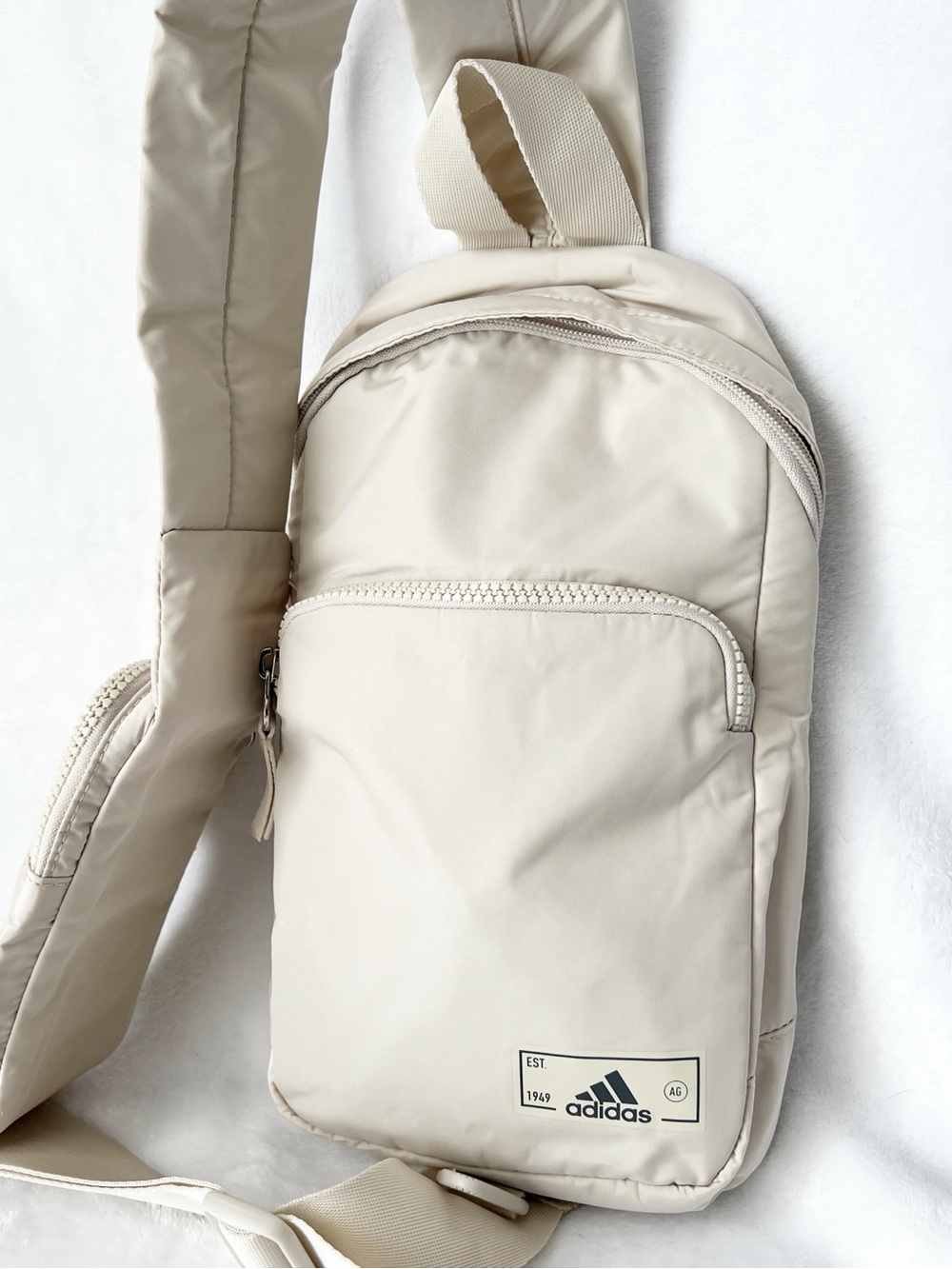 adidas Cream Unisex Crossbody Sling Pack